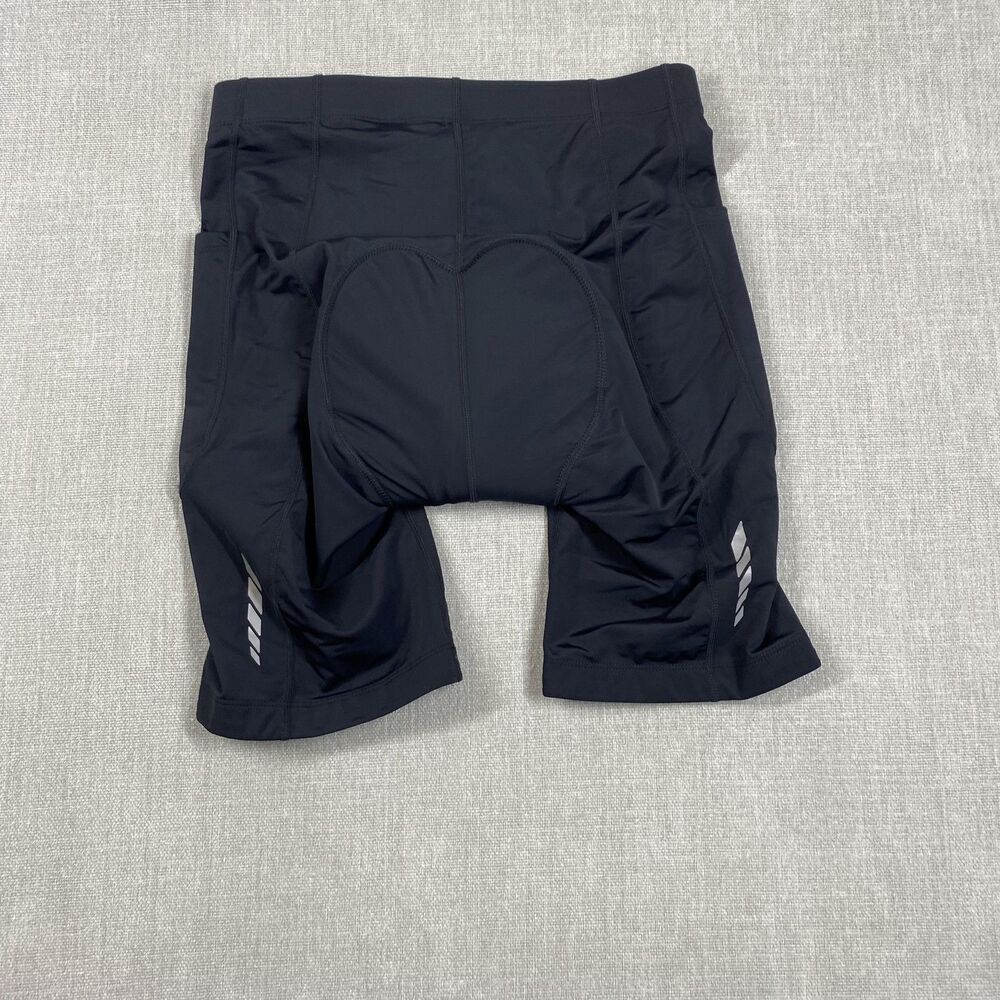 Baleaf Cycling Shorts Womens Large Black Padded Compression UPF 50+ Chamois Bike - Picture 11 of 12